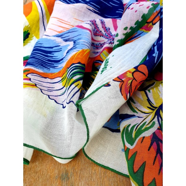 Inoui Editions medvilnės skara HAWAI WHITE